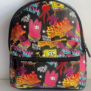 Bioworld SpongeBob SquarePants Patrick Mini Backpack Blue 11x9 Preowned